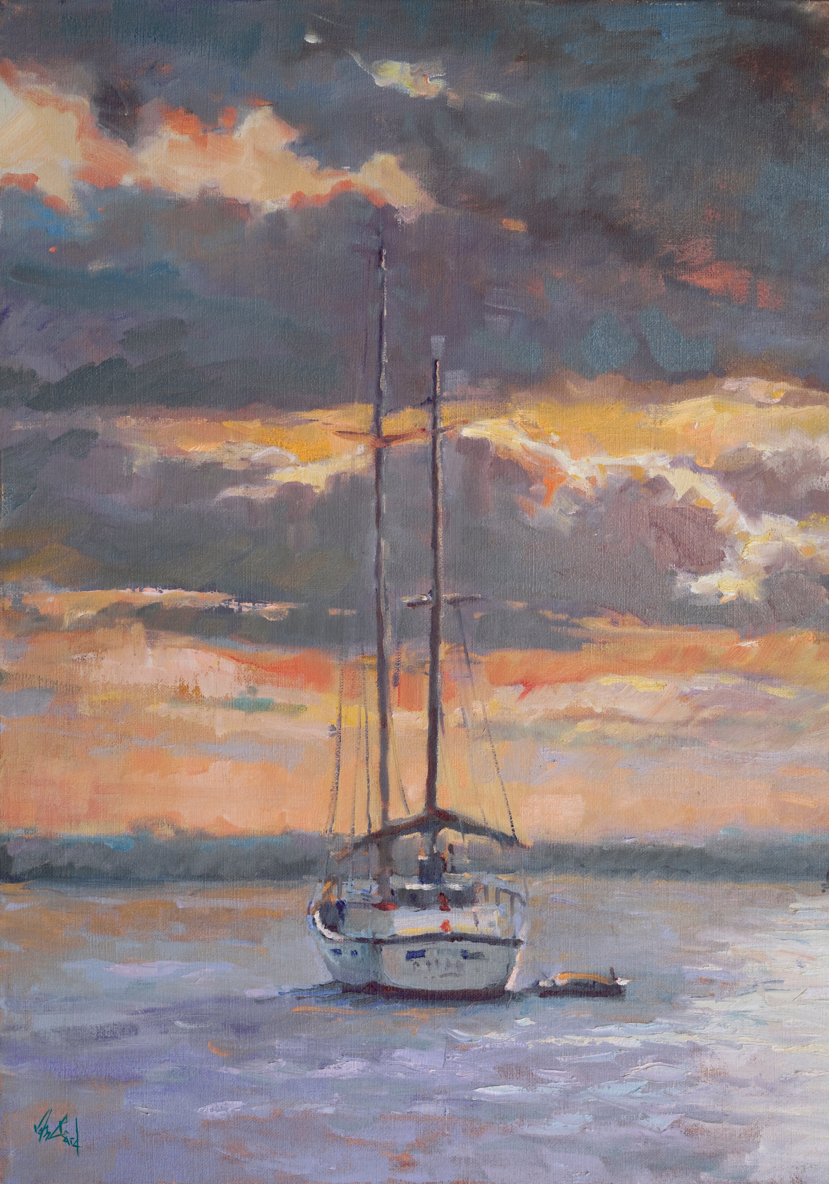 Headed South Artist Enhanced Canvas Print by John Beard Collection - main product image for Resin Society