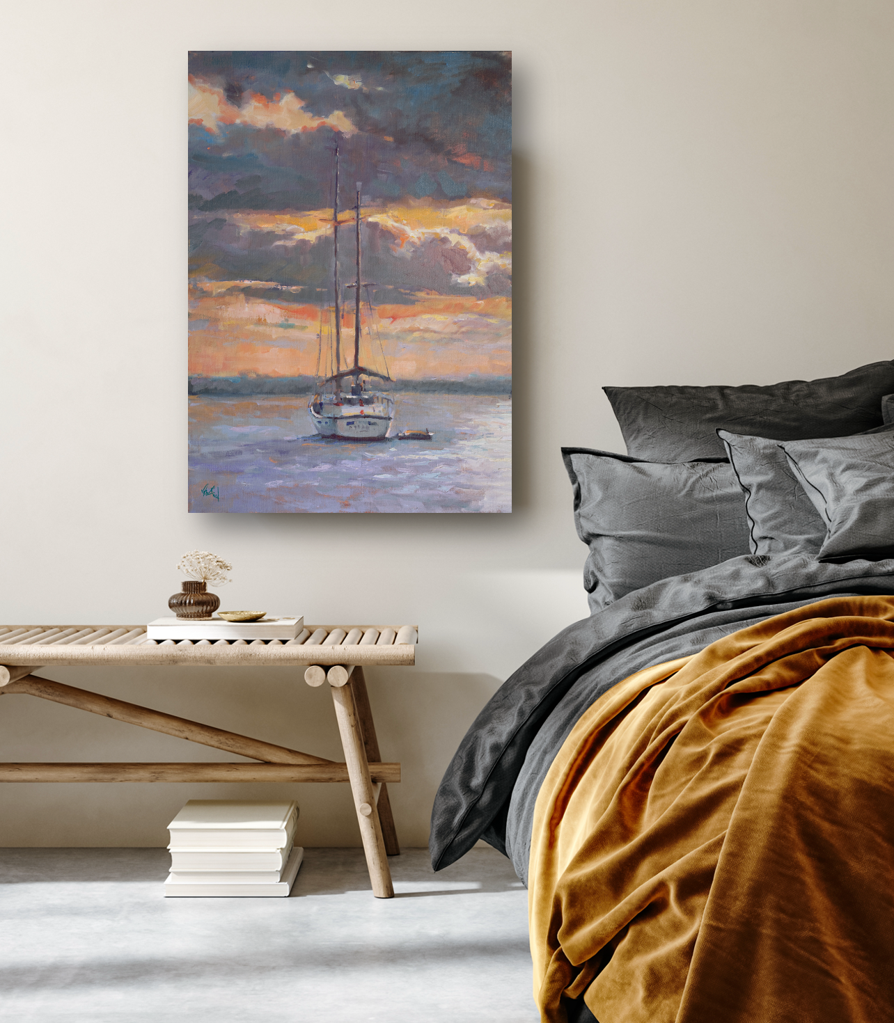 Headed South Artist Enhanced Canvas Print by John Beard Collection - product image 3 for Resin Society
