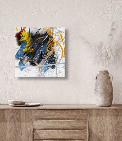 Hematite 36x36 Artist Enhanced Canvas Print