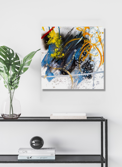 Hematite 36x36 Artist Enhanced Canvas Print