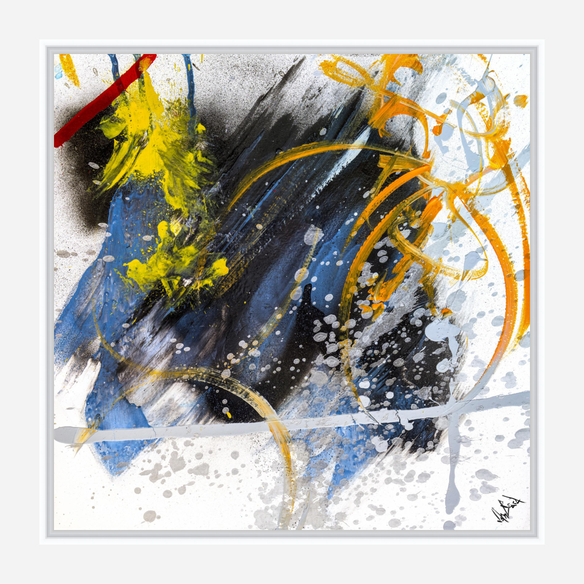 Hematite Artist Enhanced Canvas Print by John Beard Collection - product image 10 for Resin Society