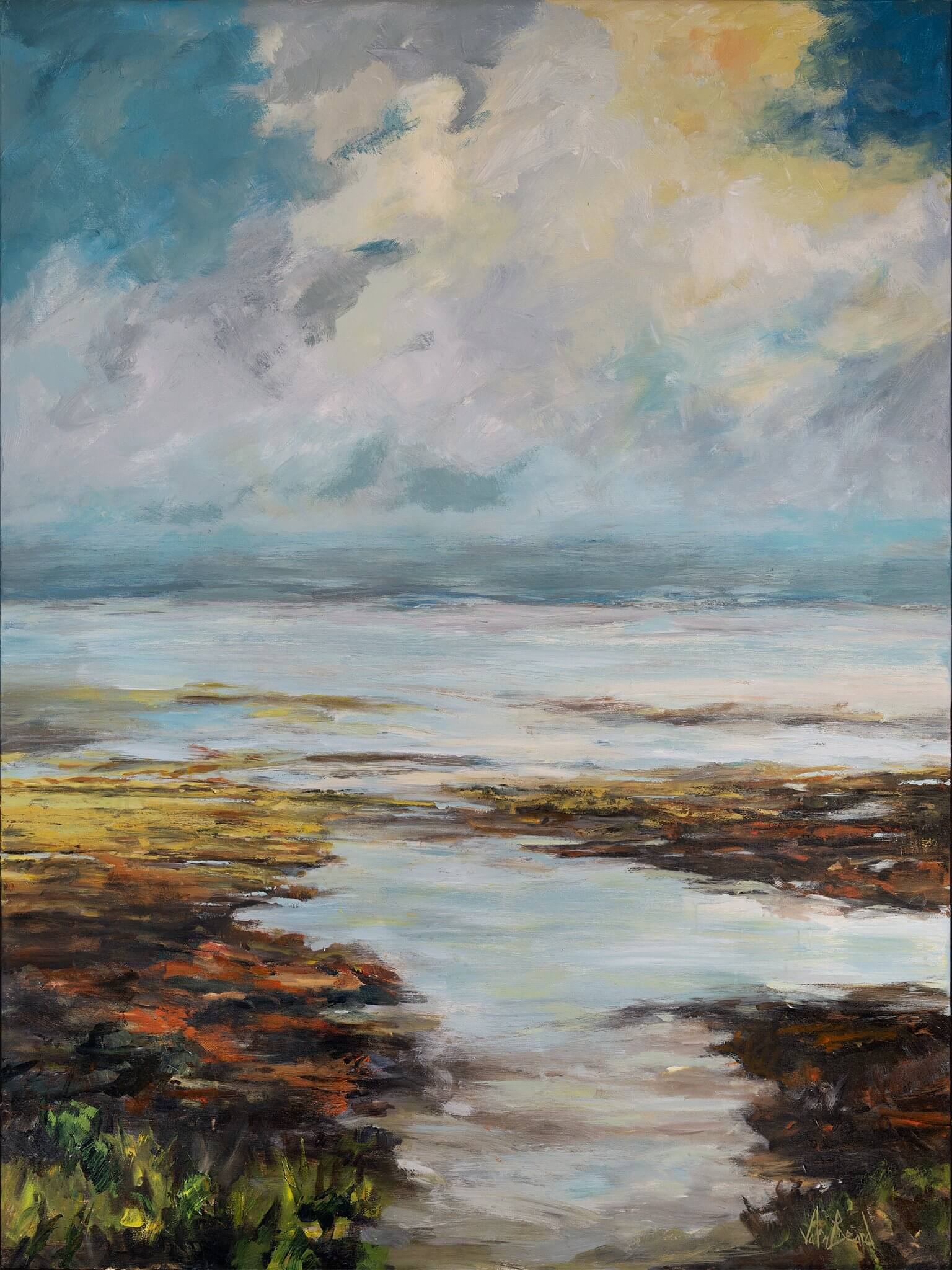 Here Comes the Sun Artist Enhanced Canvas Print by John Beard Collection - main product image for Resin Society