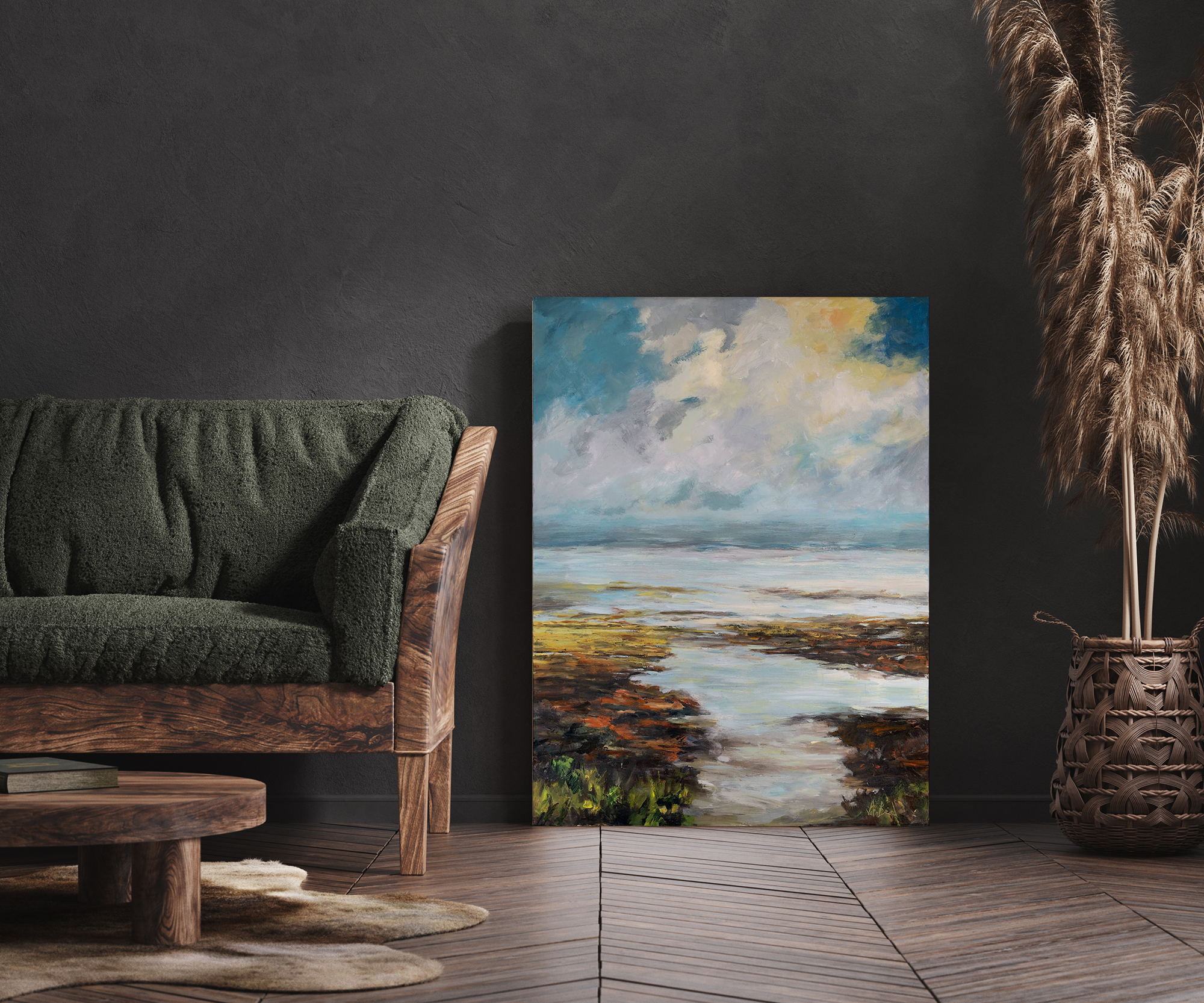 Here Comes the Sun Artist Enhanced Canvas Print by John Beard Collection - product image 2 for Resin Society