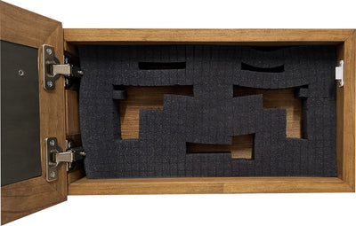 Decorative Gun Safe Heron in Cattails Wall-Mounted Gun Cabinet To by Bellewood Designs - product image 6 for Resin Society