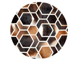 Hexagon – Modern Patterned Rug in Organic Hide by Homelosophy
