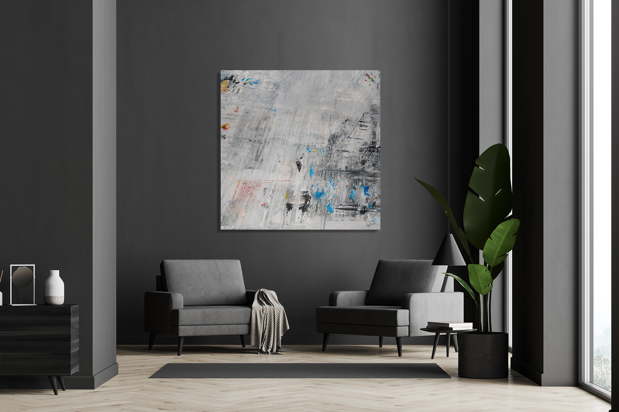 Hexy Artist Enhanced Canvas Print by John Beard Collection - product image 3 for Resin Society