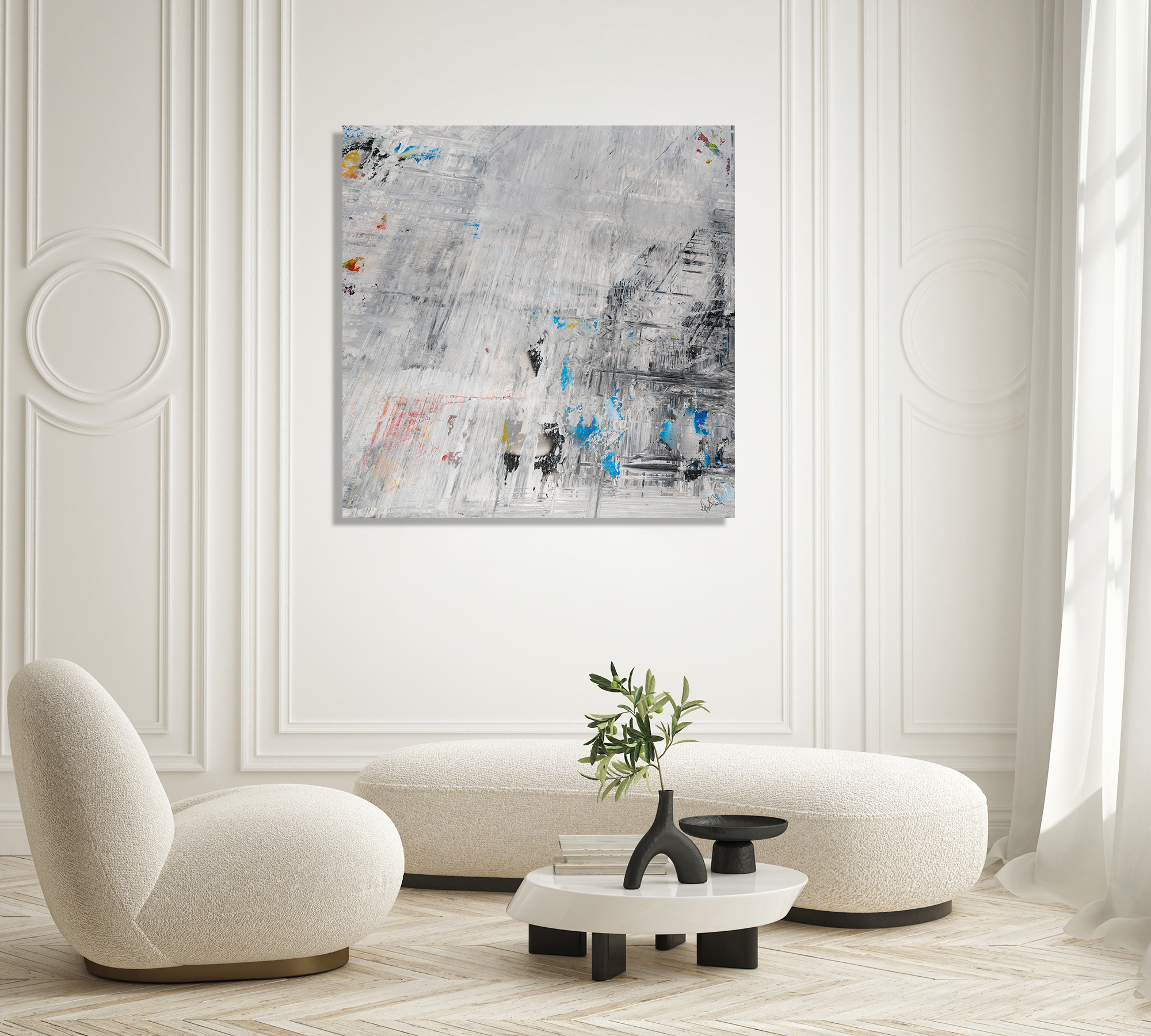 Hexy Artist Enhanced Canvas Print by John Beard Collection - product image 2 for Resin Society