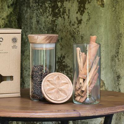 Hiliki Jar - Clear - XLarge by Mbare Ltd - product image 2 for Resin Society