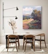 Hillside Cottage Artist Enhanced Canvas Print by John Beard Collection - product image 2 for Resin Society