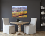 Hills of Cortona Artist Enhanced Canvas Print by John Beard Collection - product image 2 for Resin Society