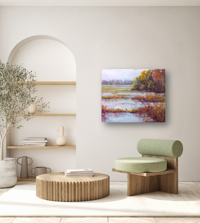 Hilton Head Marsh Artist Enhanced Canvas Print by John Beard Collection - product image 4 for Resin Society
