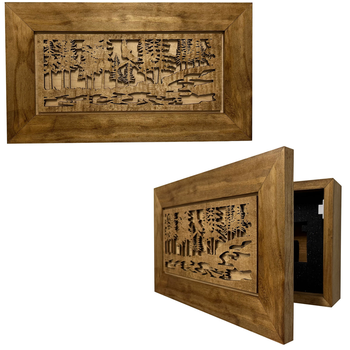 Home Self Defense Secure Storage Cabinet Outdoor Nature Scene by Bellewood Designs - main product image for Resin Society