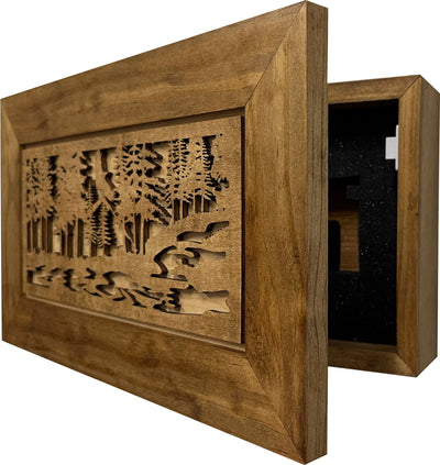 Home Self Defense Secure Storage Cabinet Outdoor Nature Scene by Bellewood Designs - product image 4 for Resin Society
