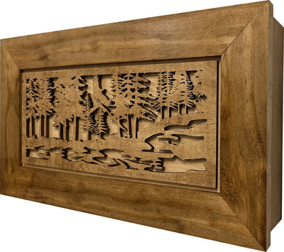 Home Self Defense Secure Storage Cabinet Outdoor Nature Scene by Bellewood Designs - product image 8 for Resin Society