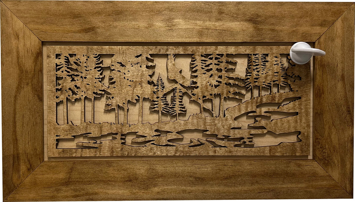 Home Self Defense Secure Storage Cabinet Outdoor Nature Scene by Bellewood Designs - product image 3 for Resin Society