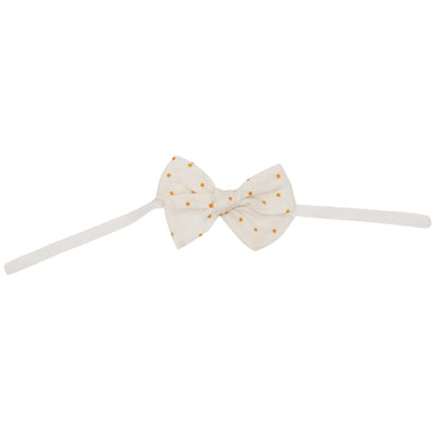 Honeyed Polkadot Linen Napkin Bow Tie - Set of 6 by Ro'Table - main product image for Resin Society