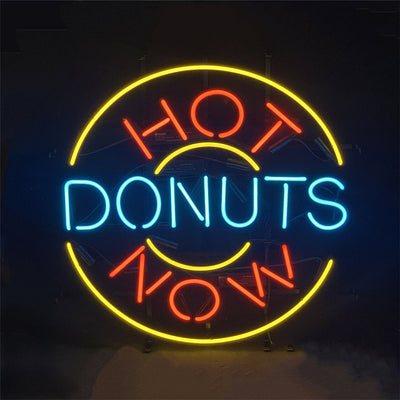 Hot Donuts Now Neon Signs Light by Neon Signs Land - product image 2 for Resin Society