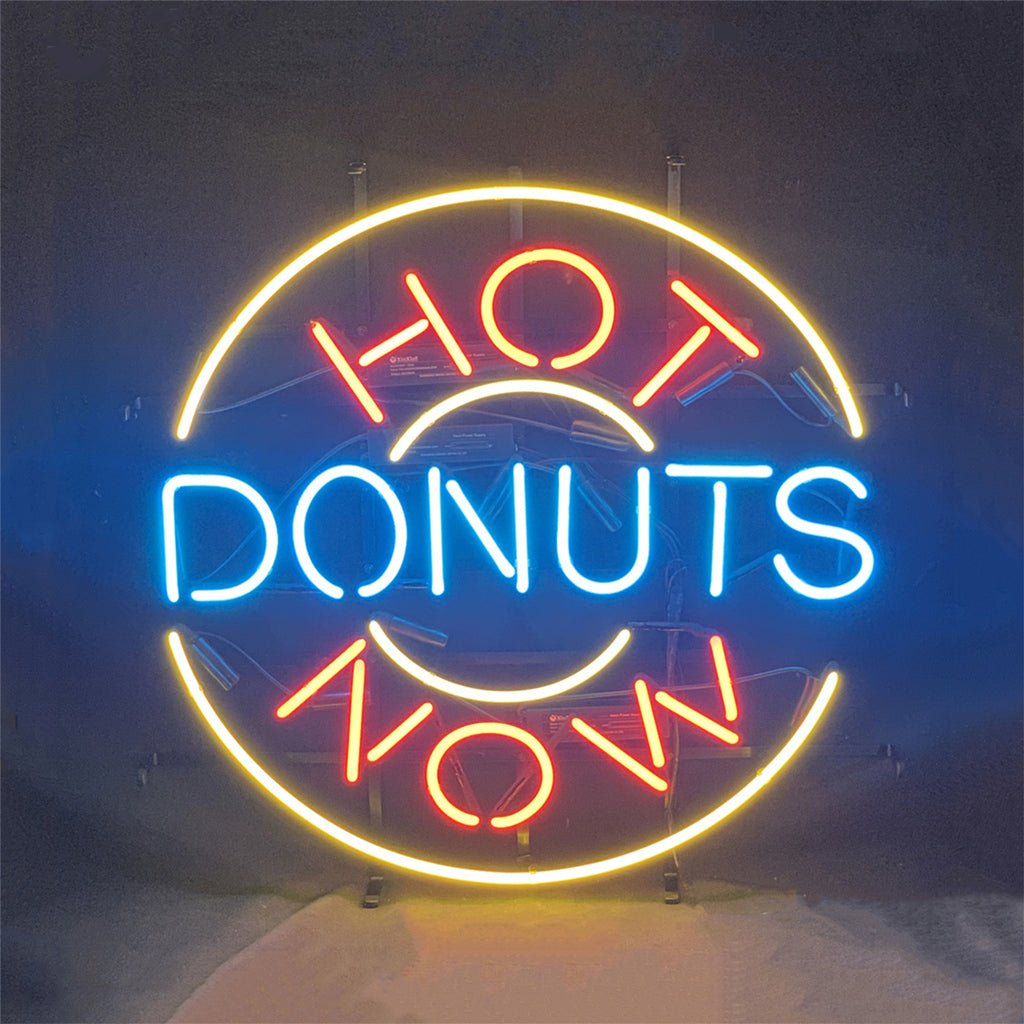 Hot Donuts Now Neon Signs Light by Neon Signs Land - main product image for Resin Society