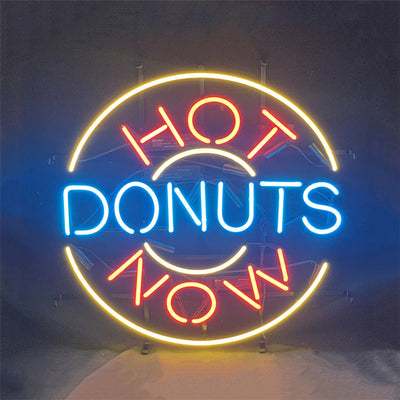 Hot Donuts Now Neon Signs Light by Neon Signs Land - main product image for Resin Society