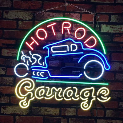 Hot Rod Garage Auto Car Neon Signs by Neon Signs Land - product image 3 for Resin Society