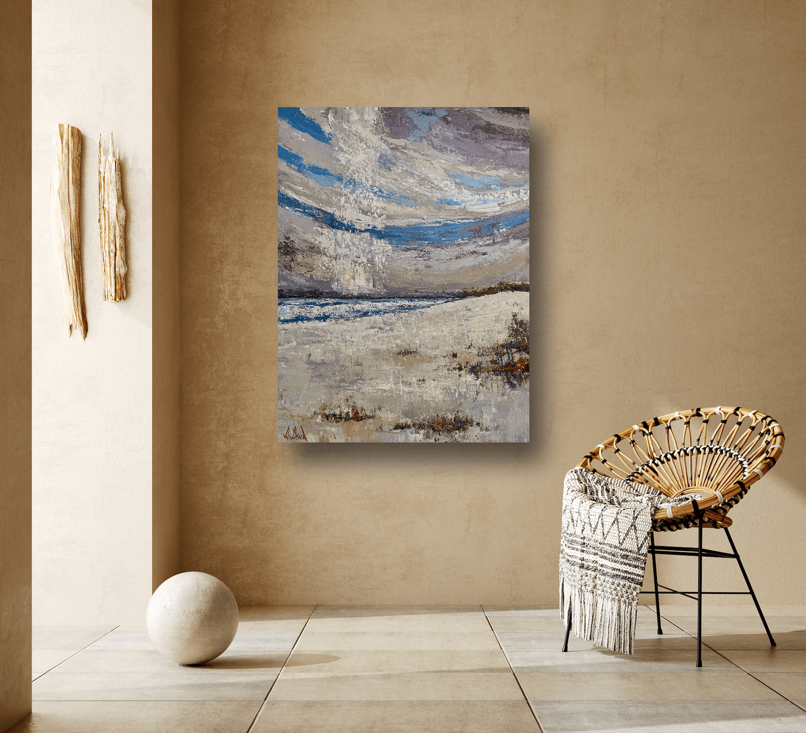 Humid Sky Artist Enhanced Canvas Print by John Beard Collection - product image 3 for Resin Society
