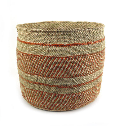 Auburn Stripe Iringa Basket by Mbare Ltd - product image 2 for Resin Society