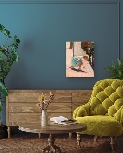 I Found a Nickle Artist Enhanced Canvas Print by John Beard Collection - product image 2 for Resin Society