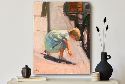 I Found a Nickle Artist Enhanced Canvas Print by John Beard Collection - product image 3 for Resin Society