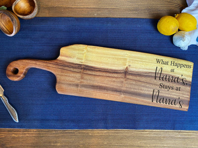 Long Live Edge Handled Bread Board