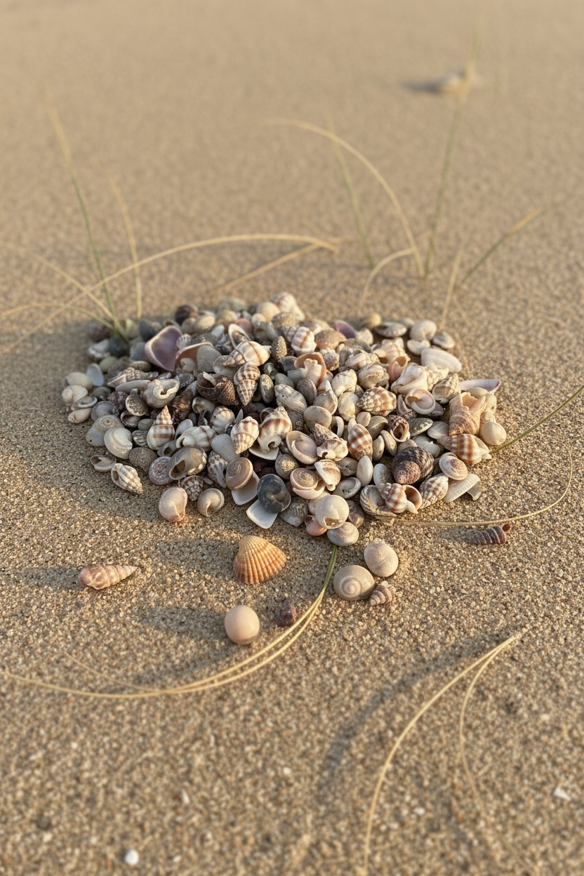 Bulk mix of tiny natural shells for crafting and resin art