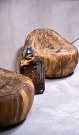Resin Cube Side Table, Epoxy Wood Stool, Cube Accent Table by Gizz - product image 2 for Resin Society