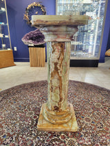 Green Onyx Decorative Pillar Column 36" by Rare Earth Gallery - main product image for Resin Society