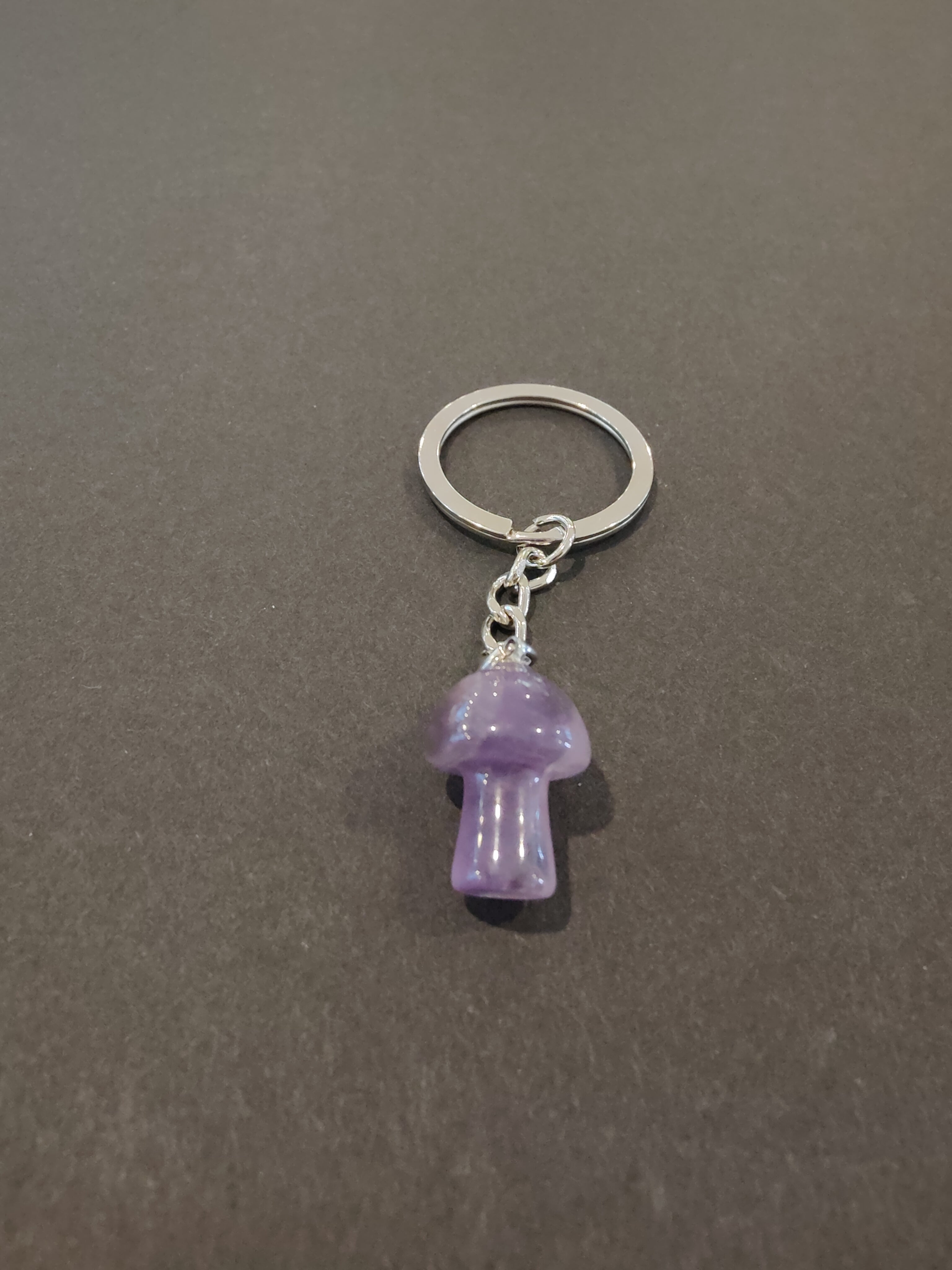 Stone Mushroom Keychain by Rare Earth Gallery - product image 3 for Resin Society