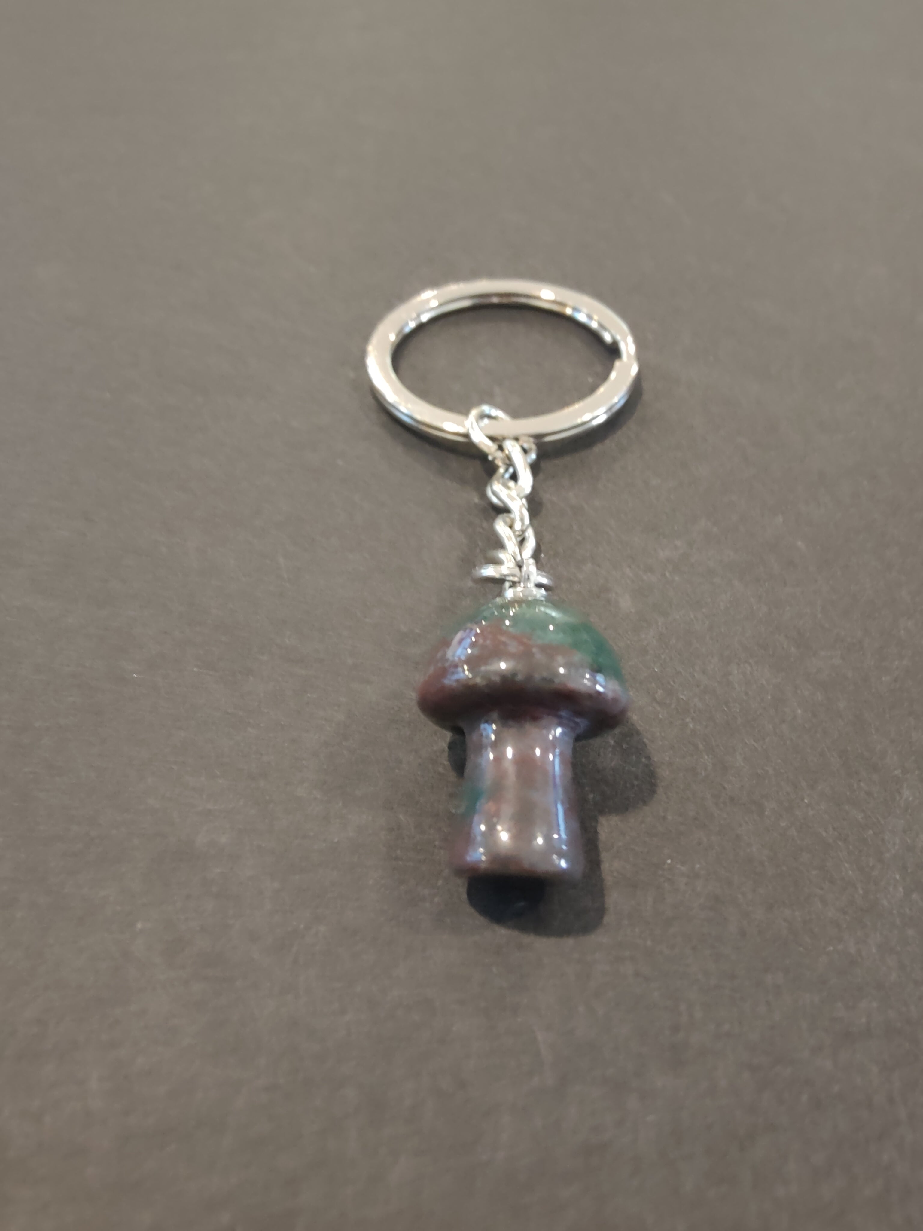 Stone Mushroom Keychain by Rare Earth Gallery - product image 5 for Resin Society
