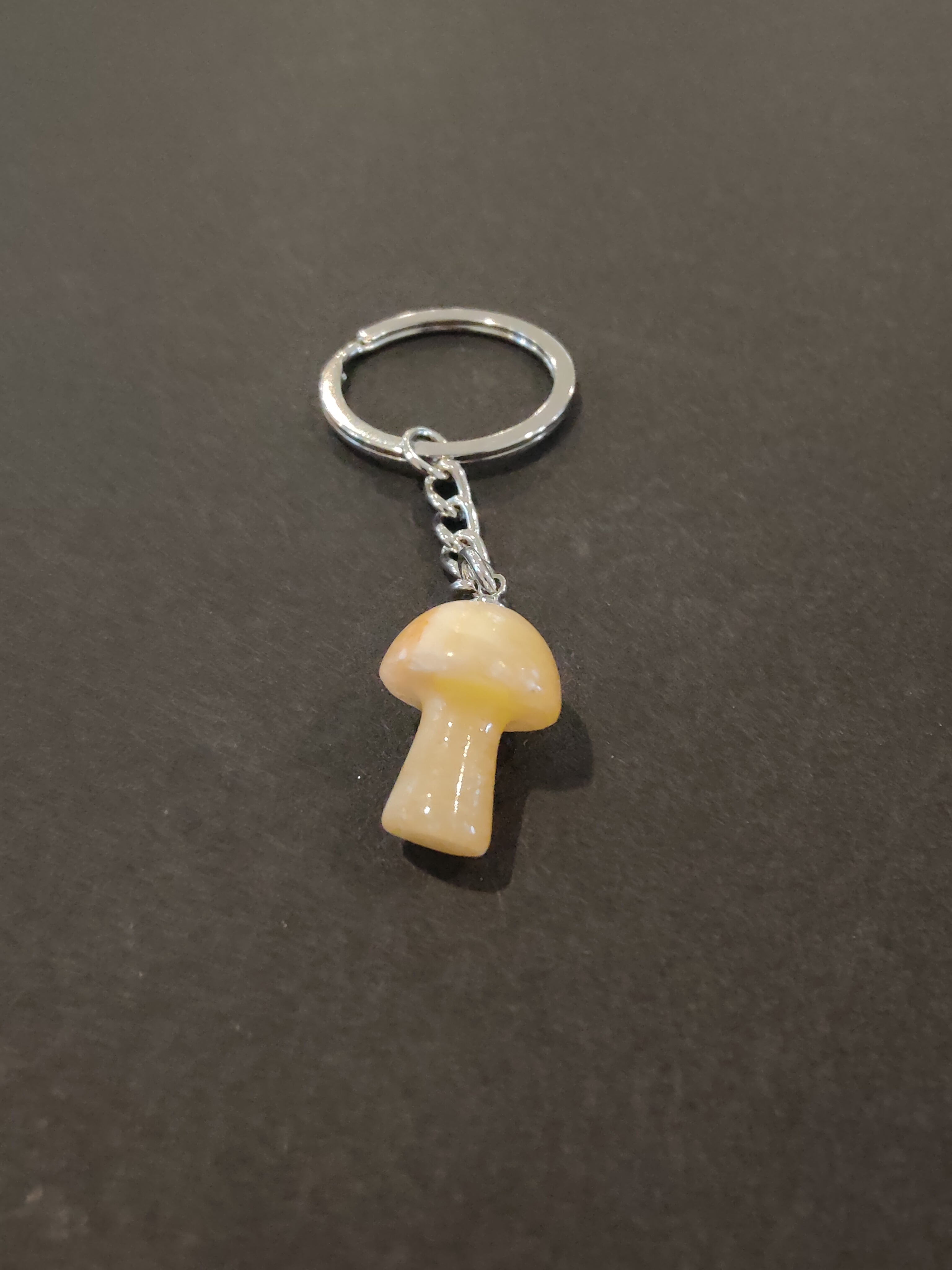 Stone Mushroom Keychain by Rare Earth Gallery - product image 6 for Resin Society