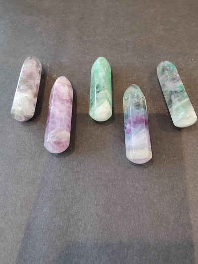 Multi Color Fluorite Point