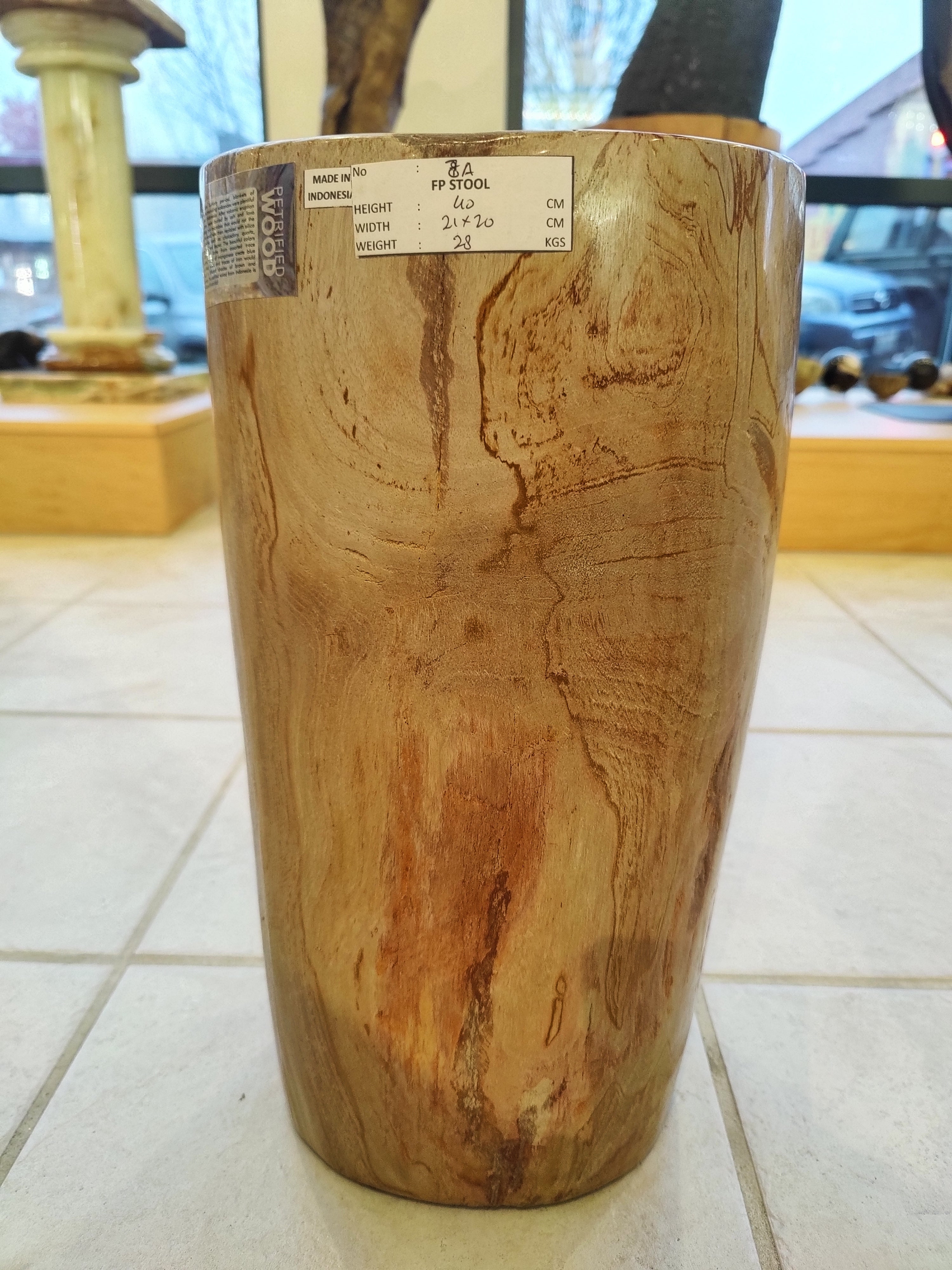 Petrified Wood Pedestal by Rare Earth Gallery - product image 13 for Resin Society