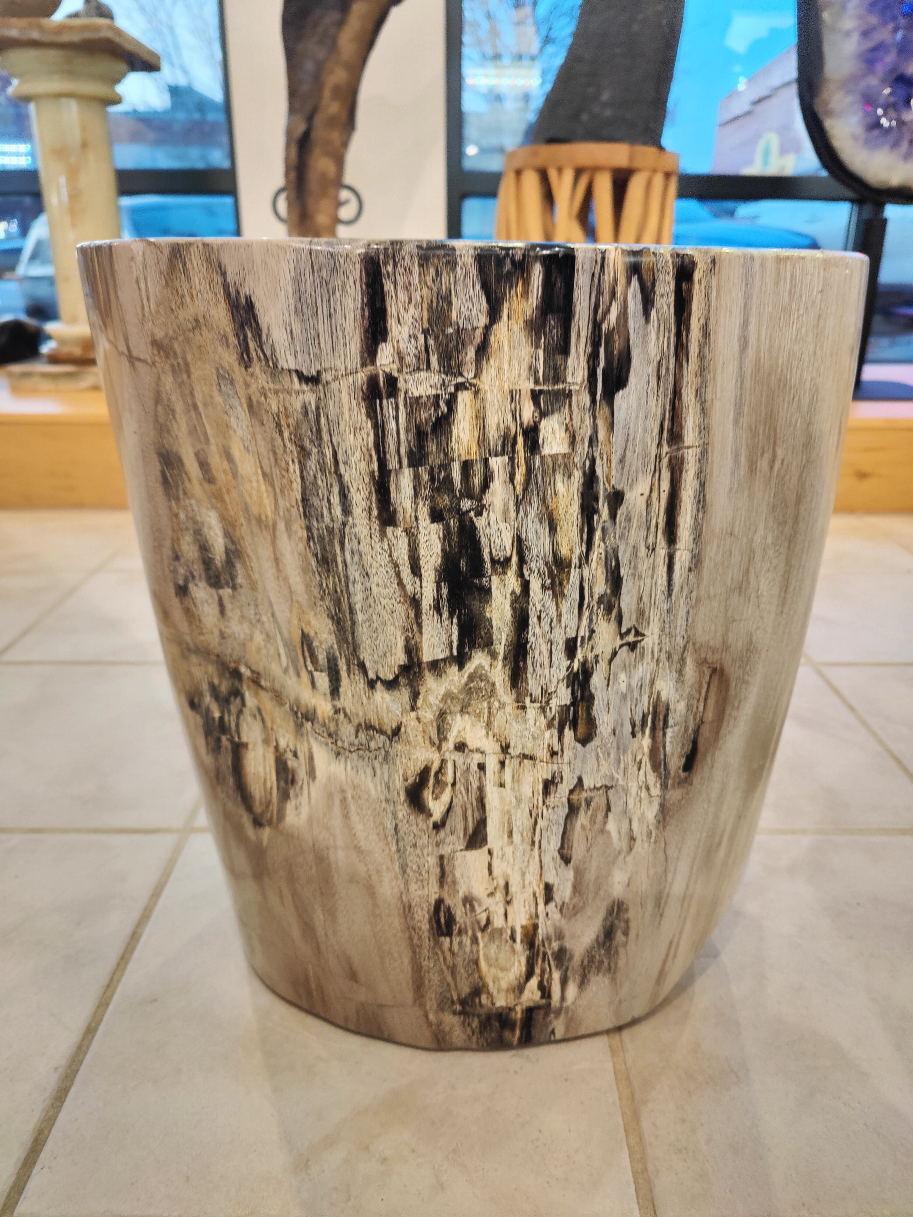 Petrified Wood Pedestal by Rare Earth Gallery - product image 20 for Resin Society