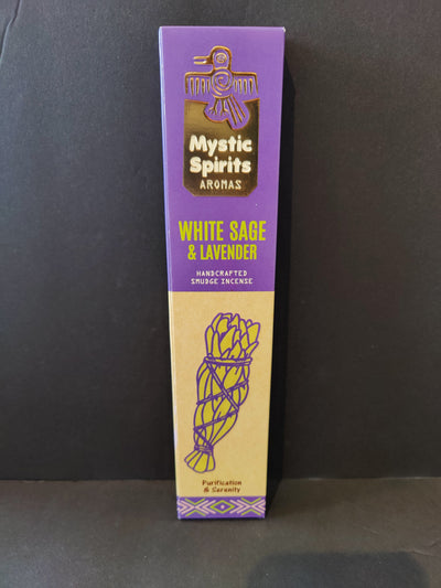 Mystic Spirits White Sage Smudge Incense 8pk
