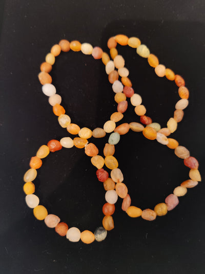 Gobi Desert Agate Beaded Bracelet, Gobi Desert, China