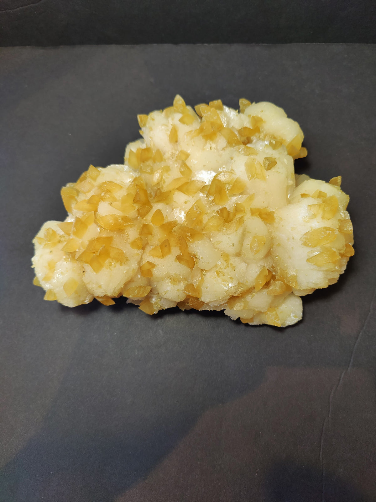 Golden Calcite Crystal Cluster by Rare Earth Gallery - main product image for Resin Society