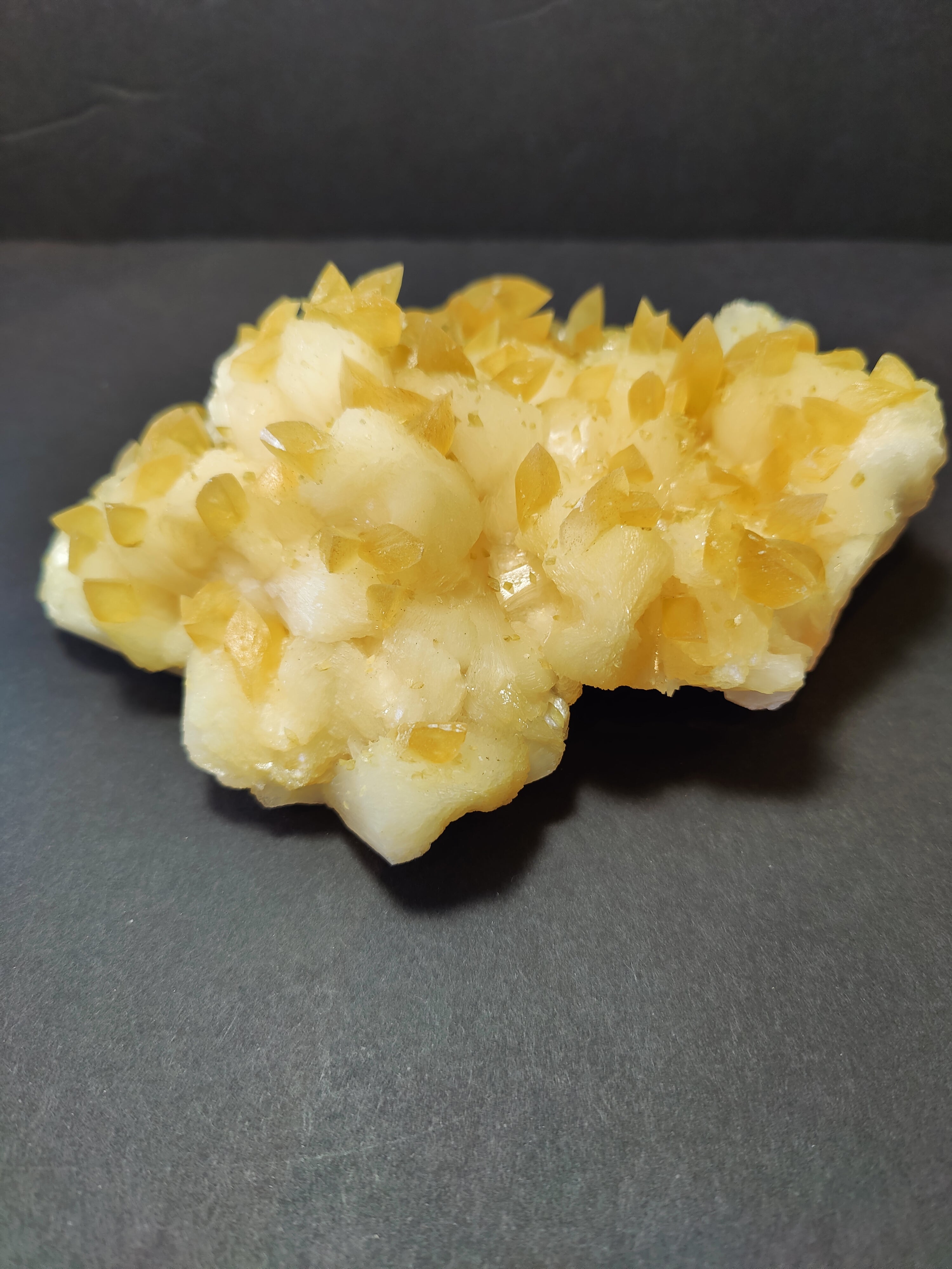 Golden Calcite Crystal Cluster by Rare Earth Gallery - product image 4 for Resin Society