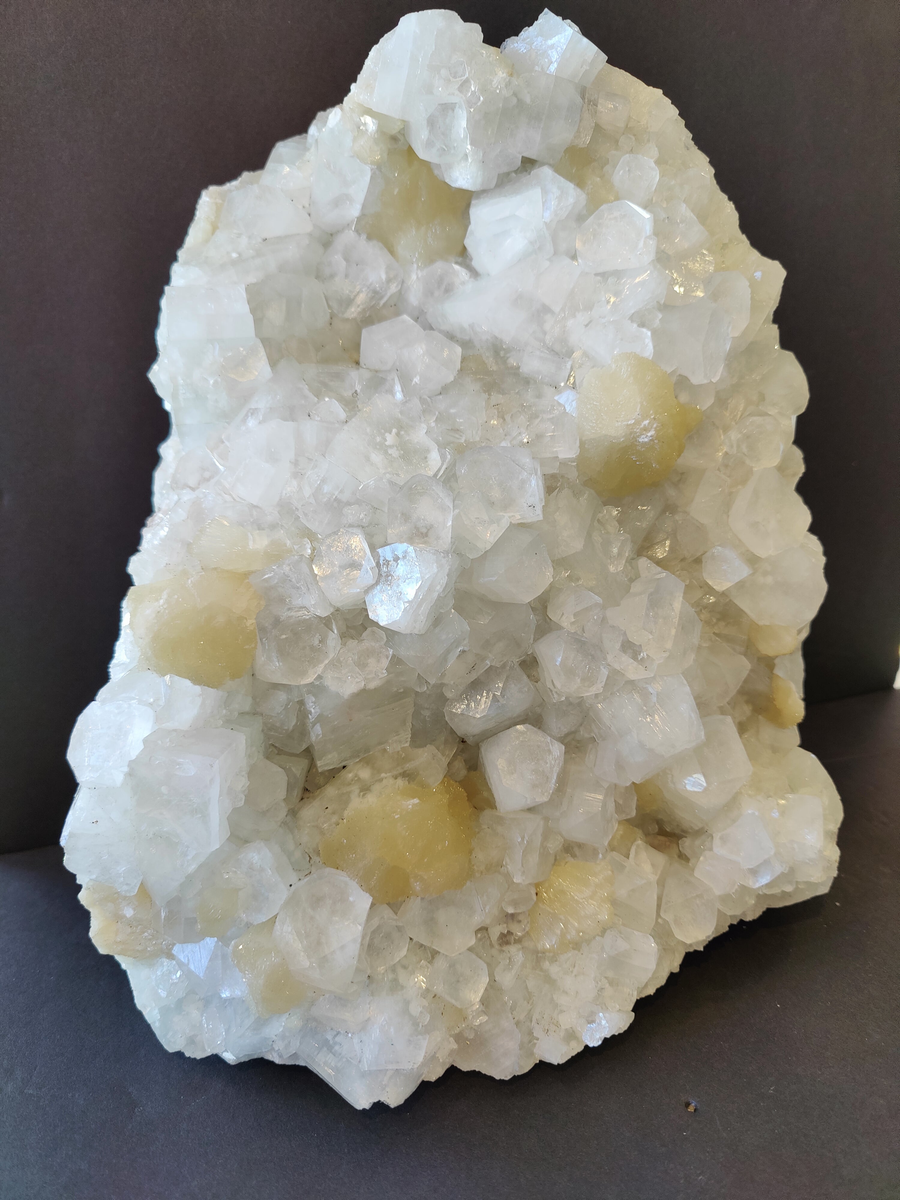 Clear Apophyllite with Stilbite Cabinet Specimen 10.8Kg by Rare Earth Gallery - product image 2 for Resin Society