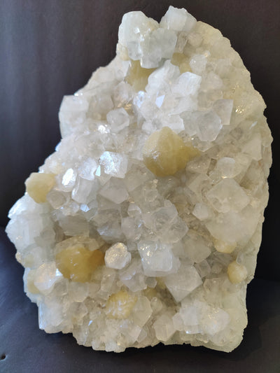 Clear Apophyllite with Stilbite Cabinet Specimen 10.8Kg by Rare Earth Gallery - product image 3 for Resin Society