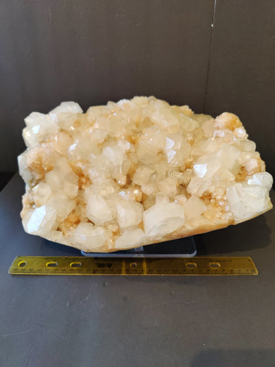 Clear Apophyllite with Peach Stilbite Cabinet Specimen 10kg by Rare Earth Gallery - product image 5 for Resin Society
