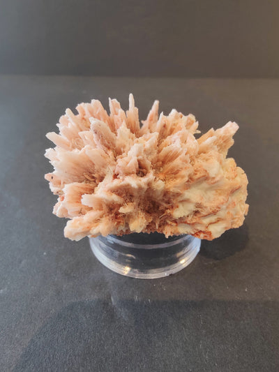 Red Mordenite mineral specimen showing deep red crystalline formations