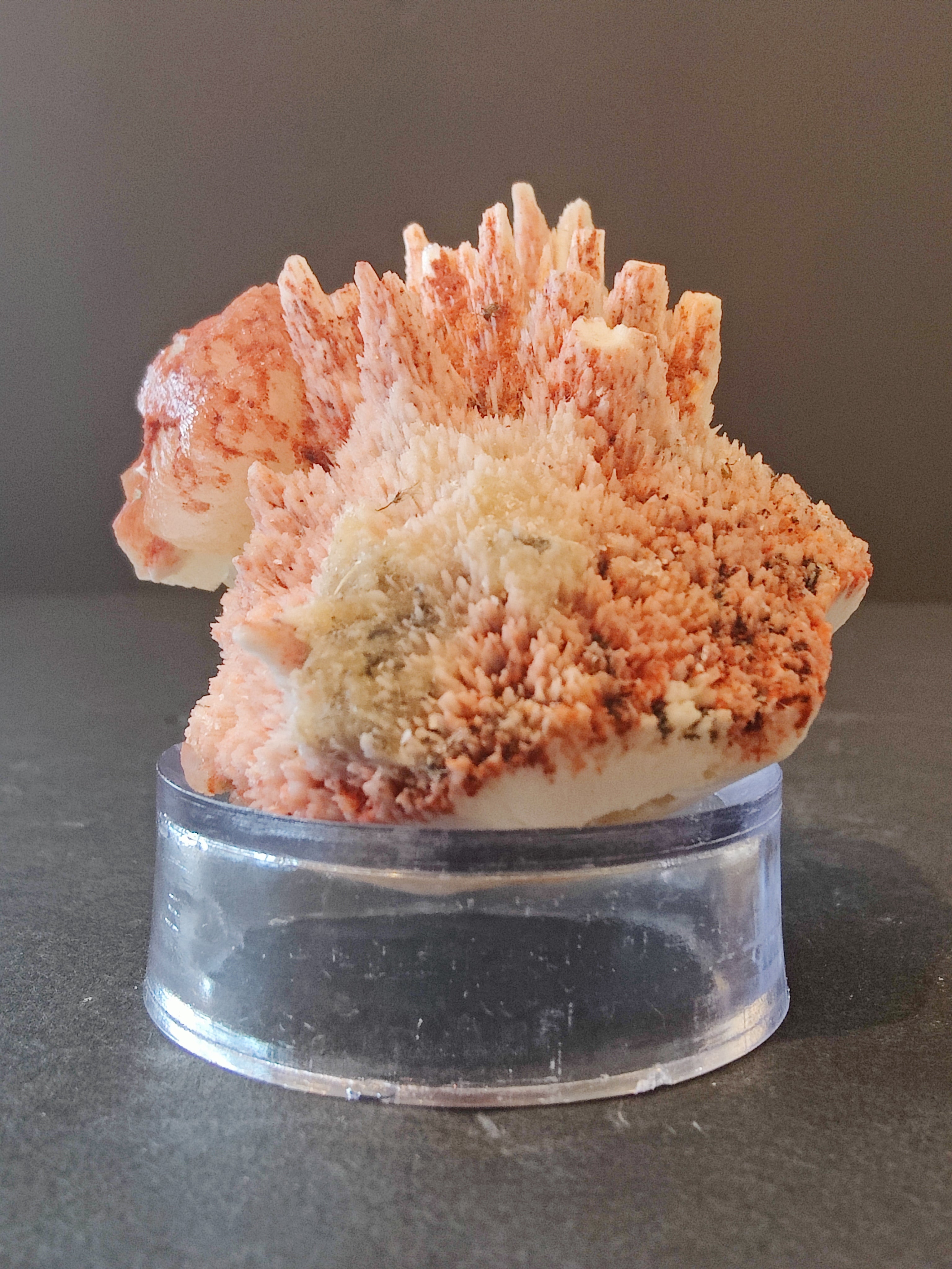 Red Mordenite with Stilbite Specimen 112g