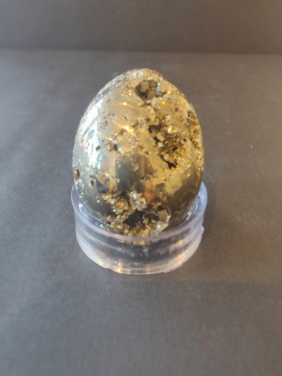 Polished Pyrite Spheres, Eggs, & Hearts