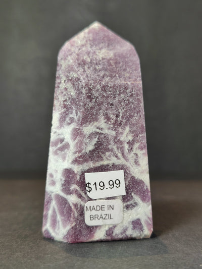 lepidolite Polished Obelisk Tower Sculpture