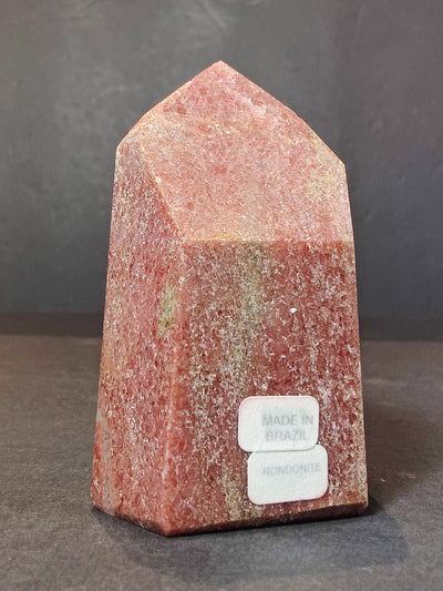 Rhodochrosite Polished Obelisk Tower Sculpture